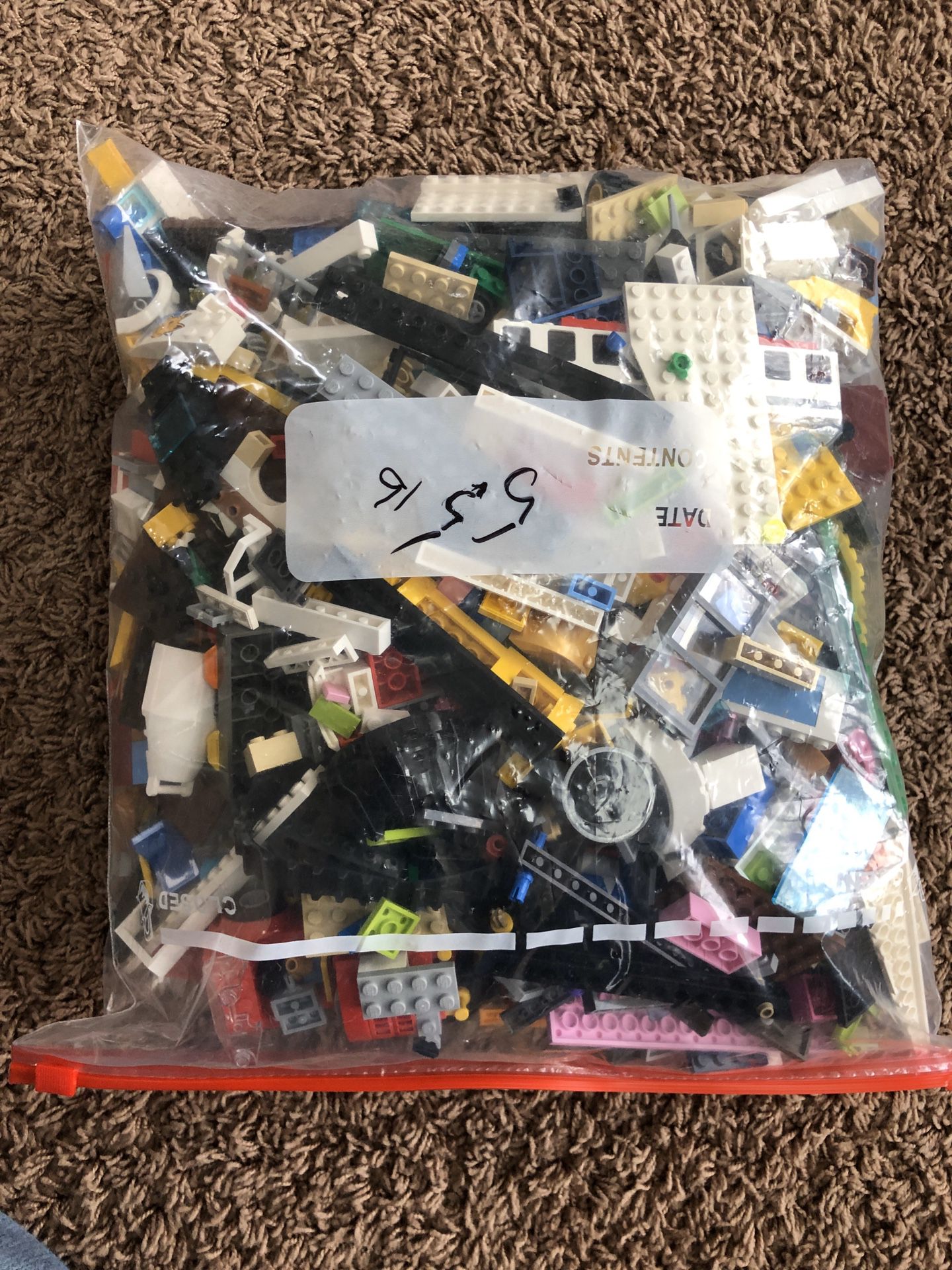 Large 5 pound bag of legos