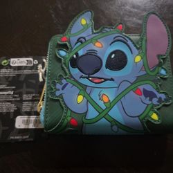 holiday stitch wallet