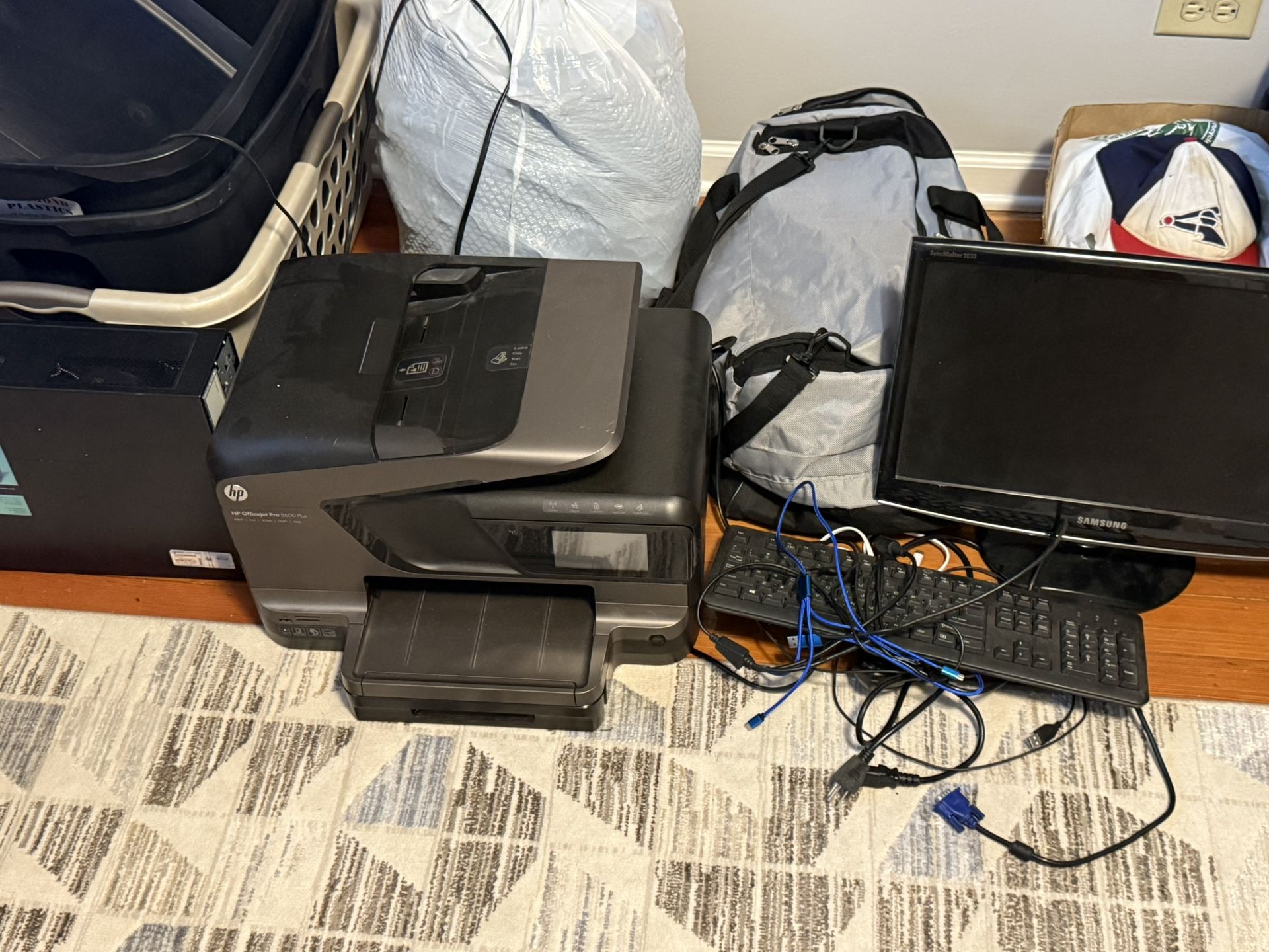 Desk Computer With Printer
