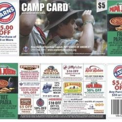 Boy Scout Camp Cards Only 5 Bucks Pays For Its Self