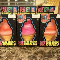 Brand New Needoh Ice Cream Cone Squishy 