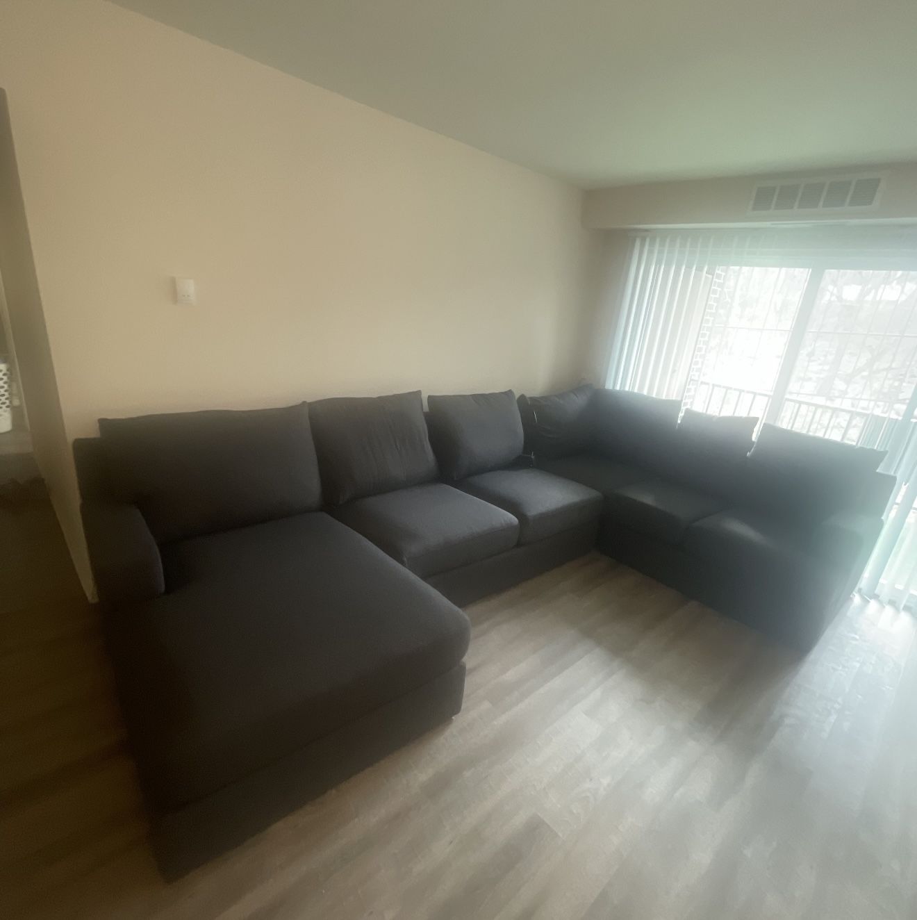 Dark Gray Sectional Couch