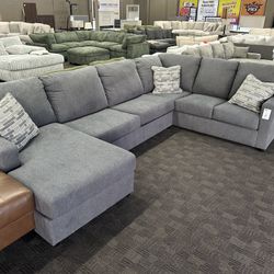 New Big Grey Sectional Sofa 