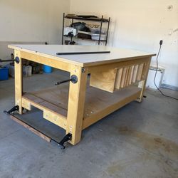 4’ x 7’ x 37” Workbench