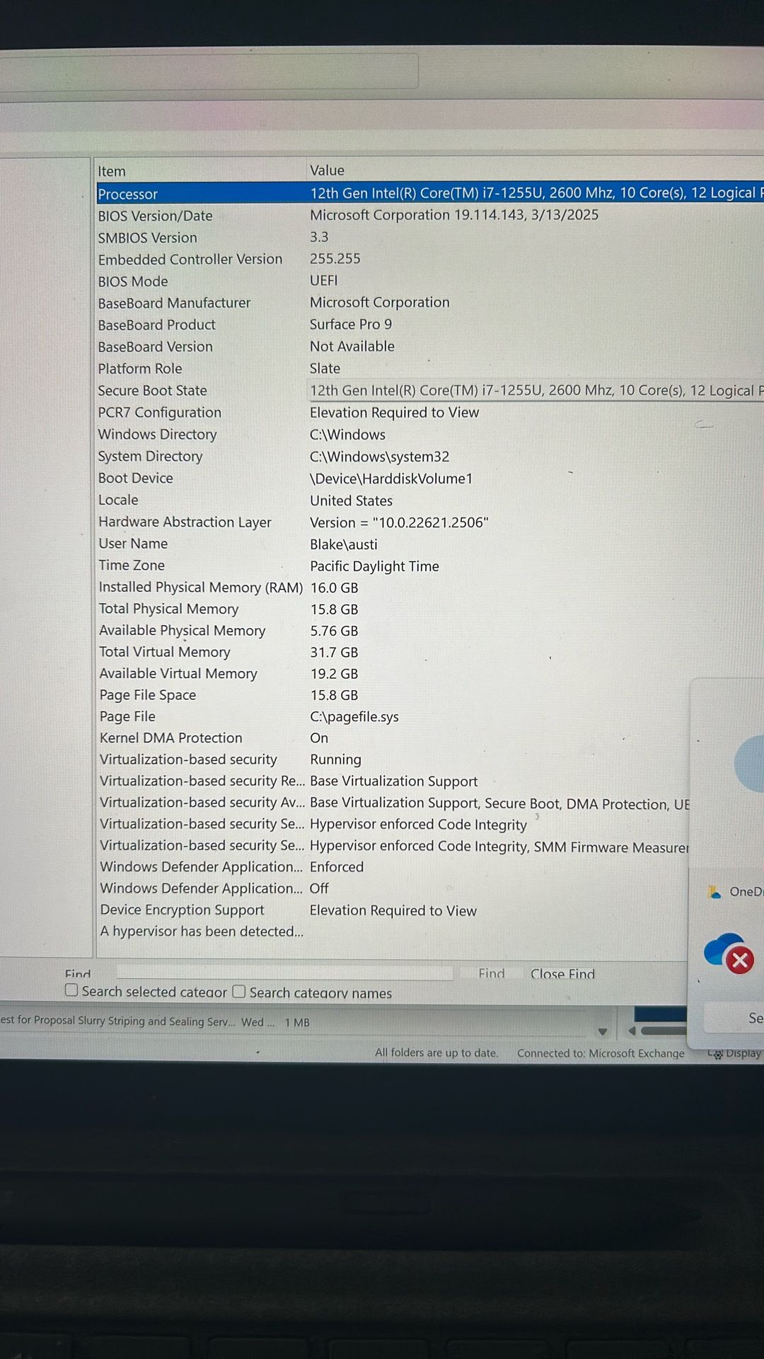 Surface Pro 9 16GB Ram