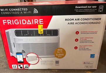 Frigidaire Air Conditioner- 8K BTU Inverter, Window Unit. EnergyStar Certified,  NEW SEALED BOX