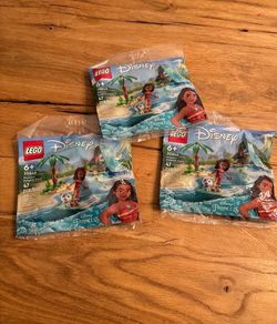 New LEGO Disney Moana's Dolphin Cove Polybag 30646 – Lot of 3