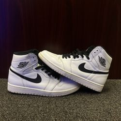 Nike Air Jordan 1 Retro High OG Yin Yang White 2016 555088-102 Men's Size 9