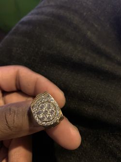 Mens 10k Rolex 2ct diamond