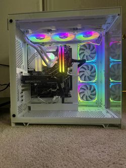 Gaming PC | i7-12700K | RTX 4060 Ti | 32GB RAM | White RGB Build