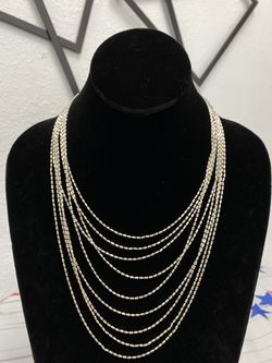 S925 Layer Bar Necklace