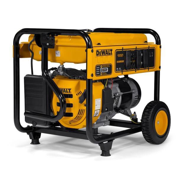 Dewalt 6500-Watt-Gasoline-Powered-Manual-Start-Portable-Generator-