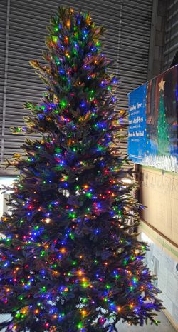 7.5 Christmas Tree MicroLights White/Multicolored Various Settings