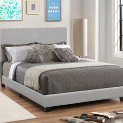 ✨BRAND NEW GRAY BED - CAMA GRIS NUEVA 