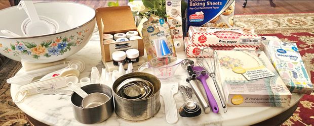 Ultimate 50+ Pc Master Baking & Cake Decorating Mega Lot - Wilton, Utensils, Prep & Decor Set