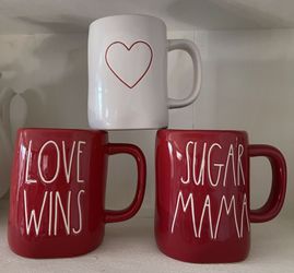 Rae Dunn Valentines Mugs 5️⃣each