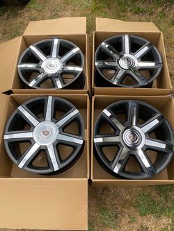 Powder Coated Escalade Wheels