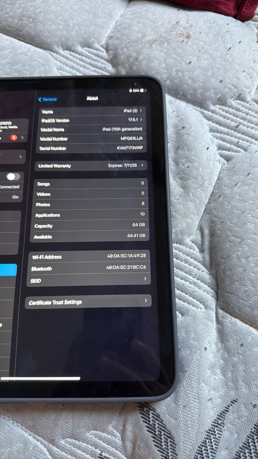 iPad 10 Gen
