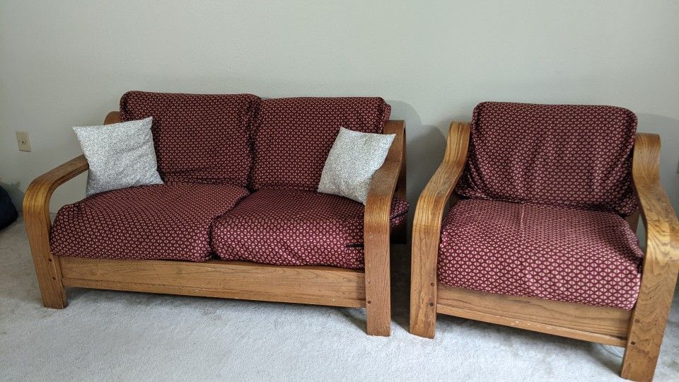 Sofa Set - 3 Seater With Washable Cushions