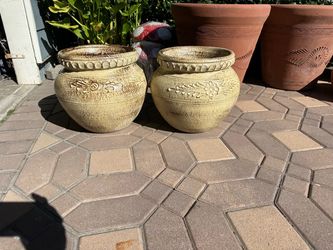 Clay pot  decoration