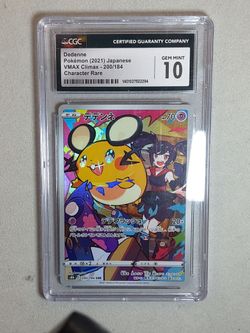 Dedenne CGC 10 Gem Mint Pokémon Slab