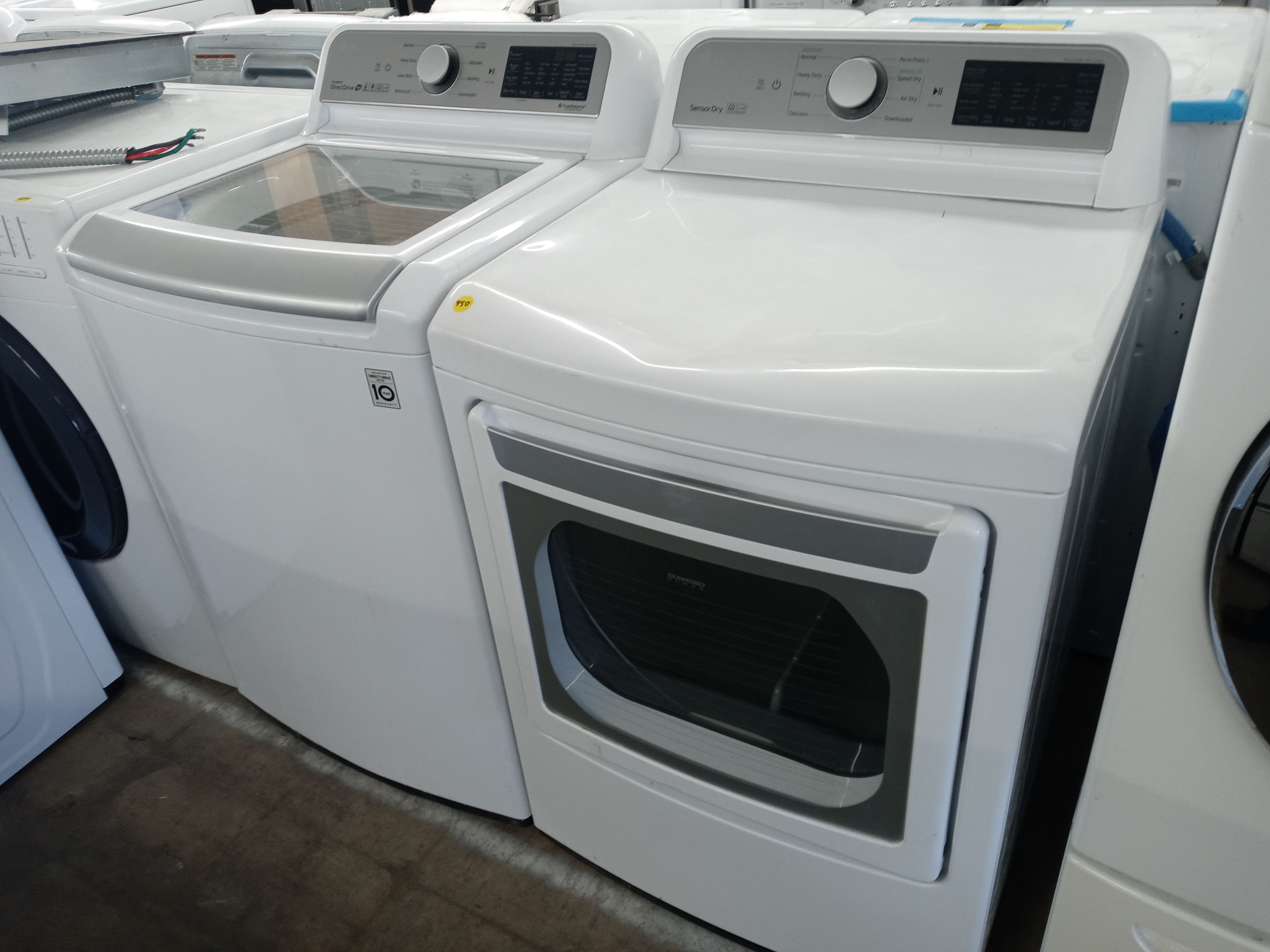 LG top load washer and dryer set - Free delivery