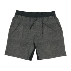 Lululemon T.H.E. Shorts Mens XL Gray 9” Inseam Linerless Zip Pocket Gym Running