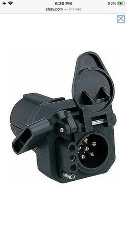 Tow trailer light adapter