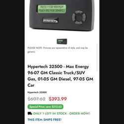 Hypertech Tuner For Gm Vehicles Part#32500