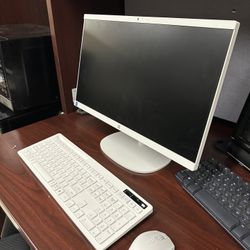 HP 21.5” Full HD All-in-One Desktop – Intel Celeron, 4GB RAM, 128GB SSD