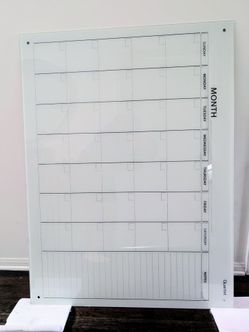 Giant 48" x 36" Glass Calendar
