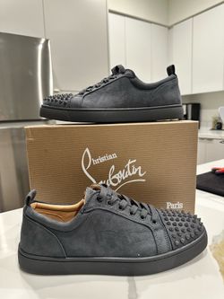 Christian Louboutin Gray Red Bottoms