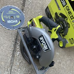 Ryobi 18v Brushless 7-1/4” Circular Saw (Tool Only) 