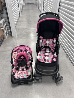 Minnie Mouse Car Seat & Stroller