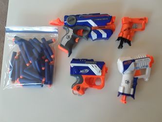 Nerf guns and bullets