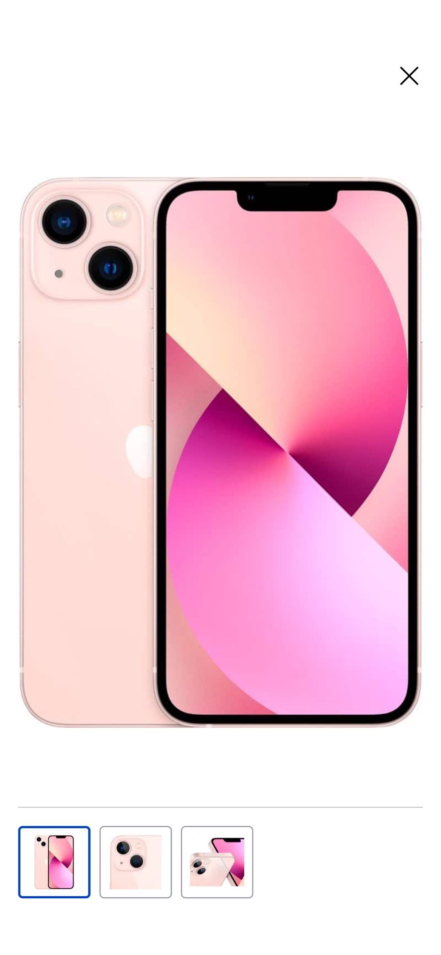 Pink iPhone 13