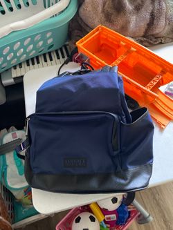 Versace blue back pack