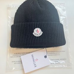 Black Moncler Hat Unisex
