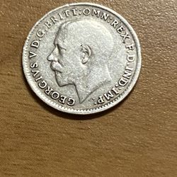 1919 British Empire 3 Pence 