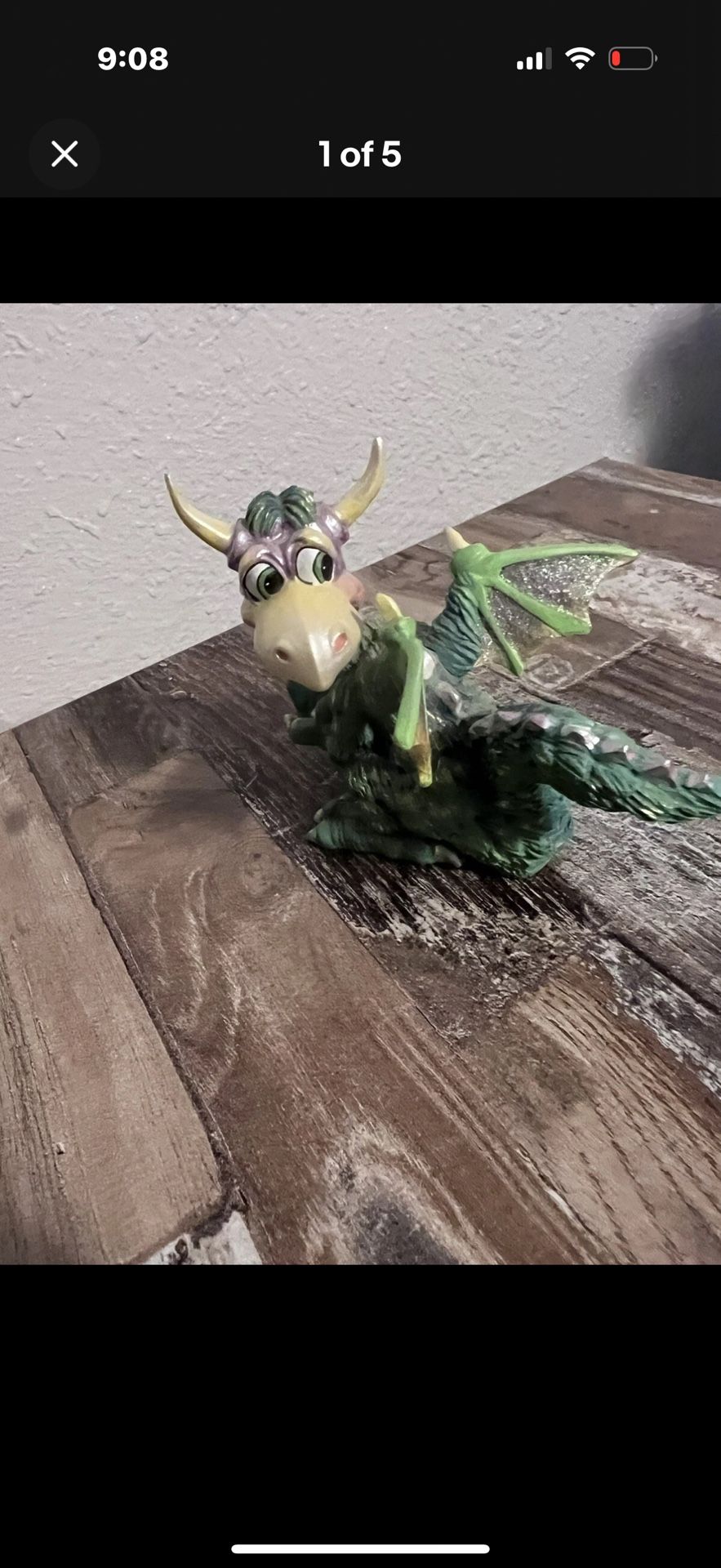 Mood Dragons Guilty Franklin Mint Limited Edition Figurine Collectable