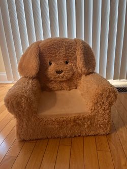 Cozy and cute plush dog chair for children’s room $25 cash only. Cross Posted