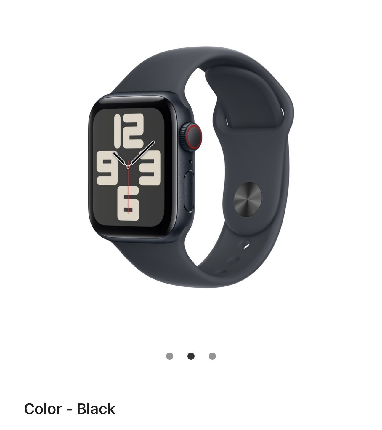 Black Sport Apple Watch Band
