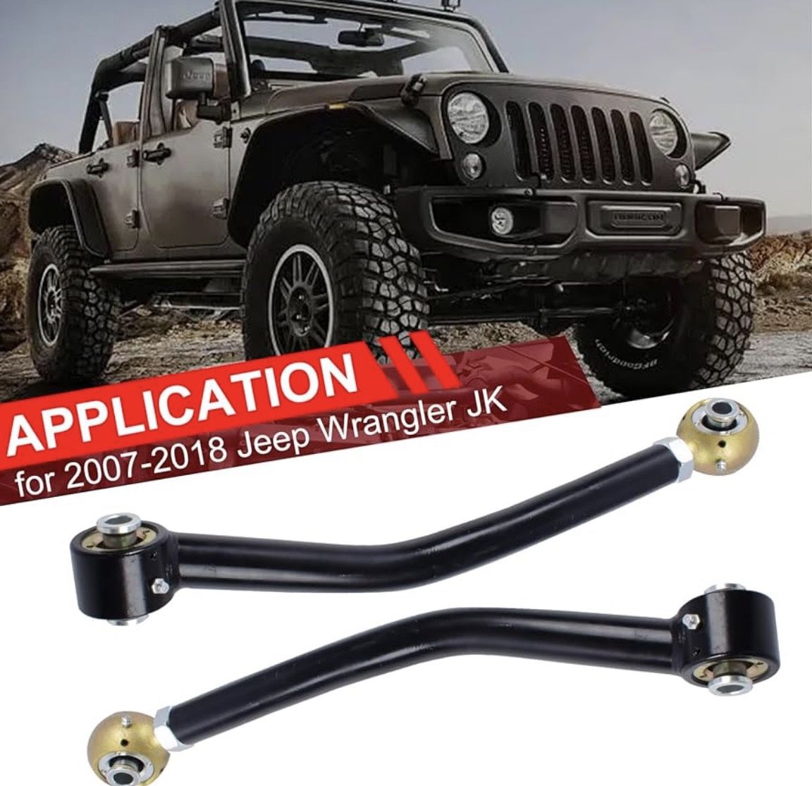 Suspension Rear Upper Control Arms for 2007-2018 Jeep Wrangler