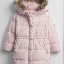 GAP Puffy Jacket. Winter parka Baby Girl Size 3yo
