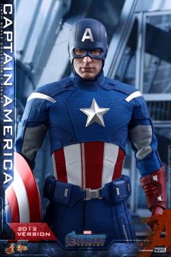 Hot Toys 1/6 Avengers: Endgame Captain America (2012 Ver.) Figure MMS563! READ!