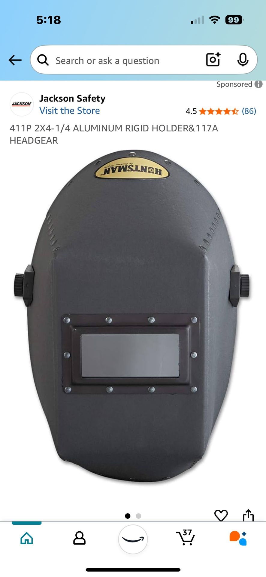 Jackson Huntsman 411P Welding Helmet