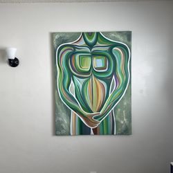 Green Man Painting