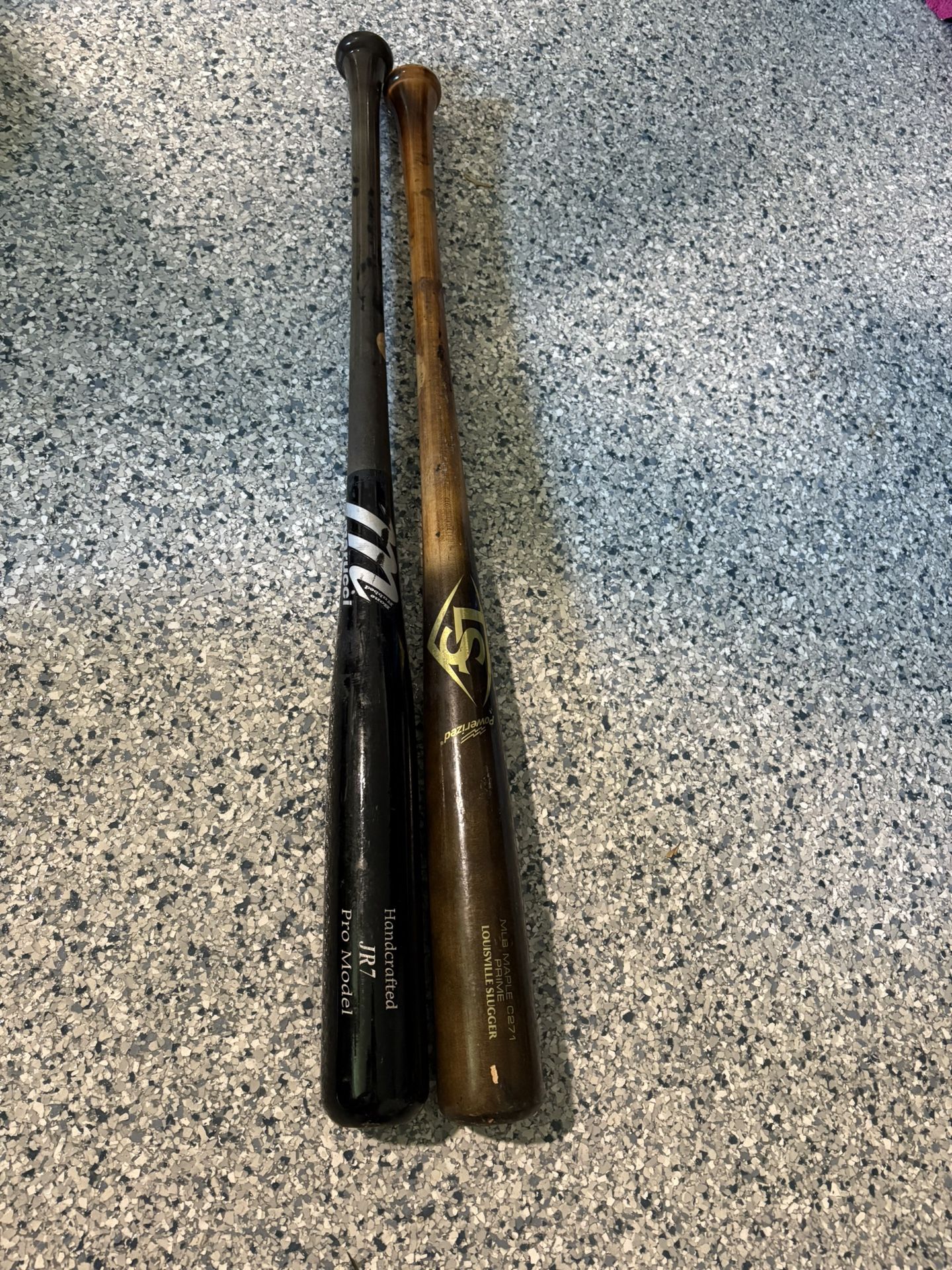 2 Barely Used Wood Bats