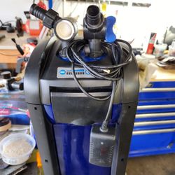 Top Fin Canister Filter CF100 In Nice Shape With Extras.