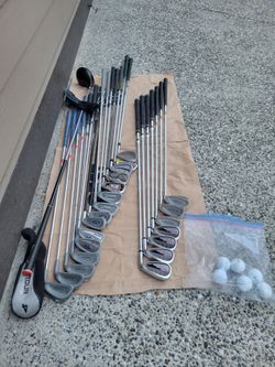 Mixed Set of Golf Clubs - Storm, Champion, and More Each $5